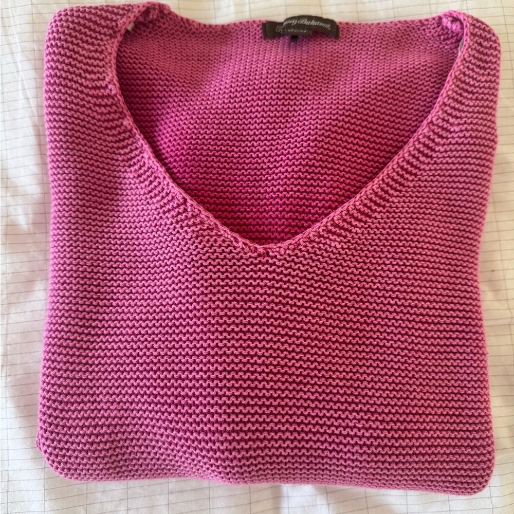Tommy Bahama Pink Beachy Sweater